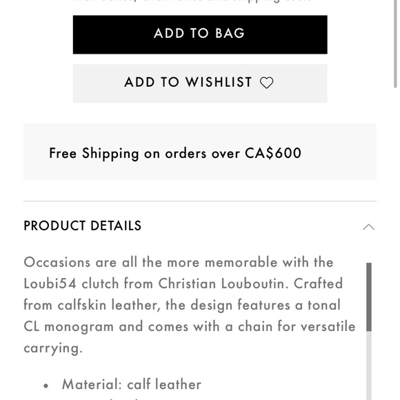 Christian Louboutin Loubi54 Purse - Picture 7 of 7